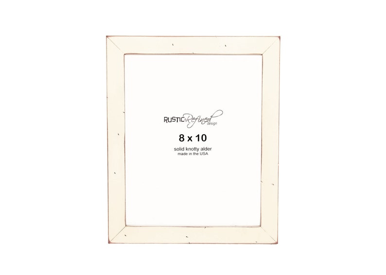 8x10 1 Gallery Picture Frame off White Picture Etsy
