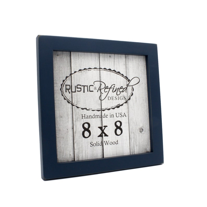 8x8 1 Gallery Picture Frame Navy Blue Instagram Etsy
