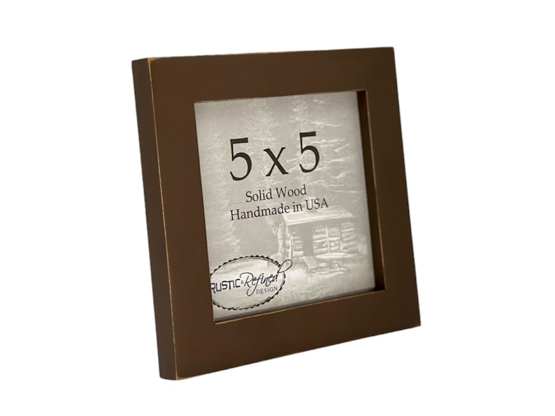 5x5 Gallery Collection Picture Frame Multiple Colors, wall art, Home Decor, Wall Decor, Solid Wood, Handmade, Free Shipping, Made in USA image 5
