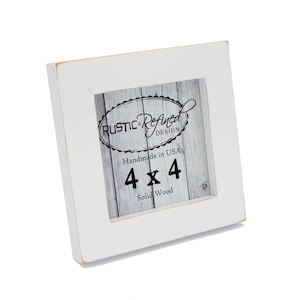 Wall Decor 4x4 1 Gallery Picture Frame Mango Free Shipping Instagram Home Decor Wedding Favors Handmade Solid Wood
