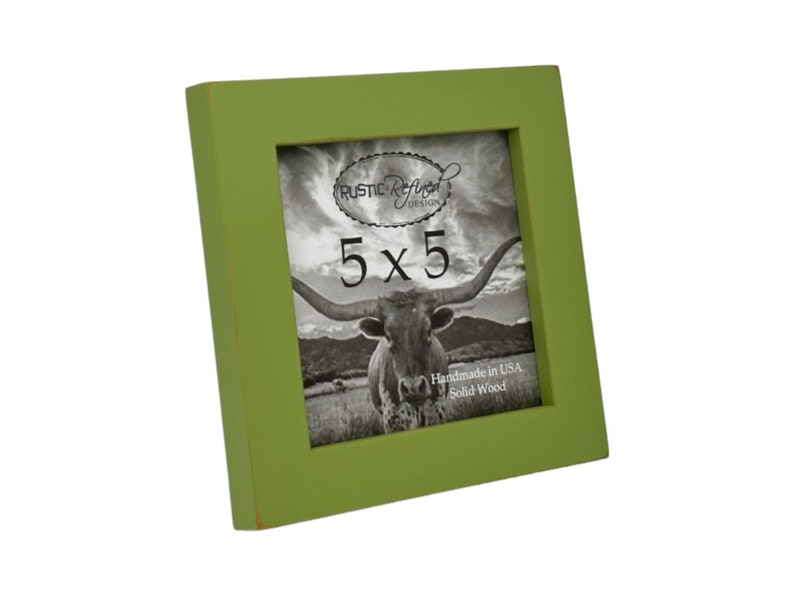 5x5 Gallery Collection Picture Frame Multiple Colors, wall art, Home Decor, Wall Decor, Solid Wood, Handmade, Free Shipping, Made in USA image 10