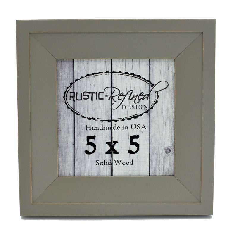 5x5 Haven Picture Frame Black Free Shipping Other Color Etsy