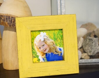 Handgemachter Bilderrahmen aus Massivholz: 3x3 Country Colors