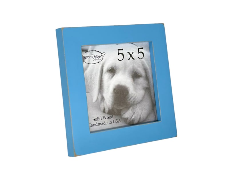 5x5 Gallery Collection Picture Frame Multiple Colors, wall art, Home Decor, Wall Decor, Solid Wood, Handmade, Free Shipping, Made in USA image 9