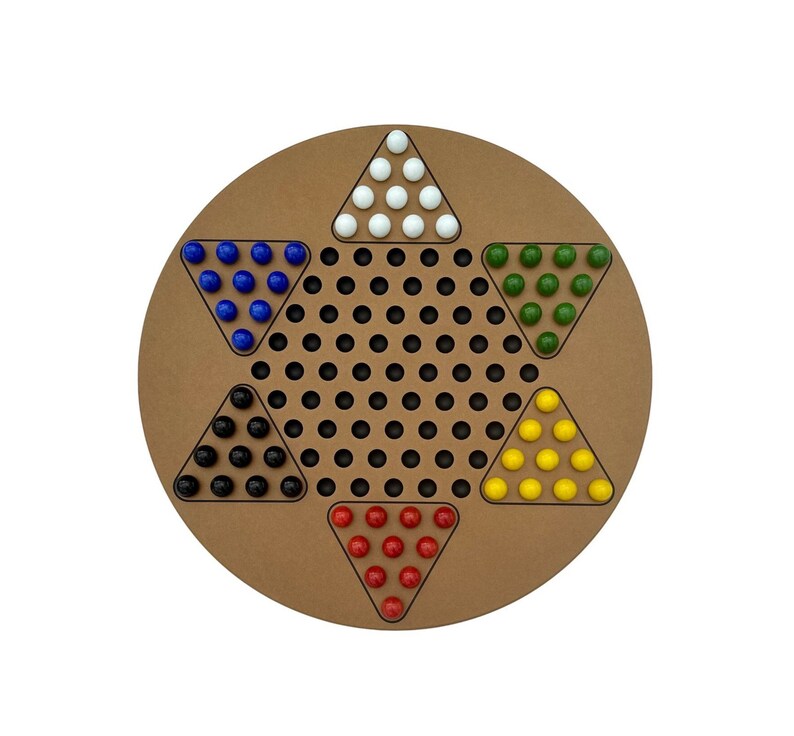 Xx LARGE Chinese Checkers, Board Games, Made in USA, Fun for the whole family, Game Night, Gifts, holidays, Home Decor, Game room, image 1