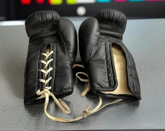 ヴィンテージレザーボクシンググローブ - ブラウン - Etsy 日本
