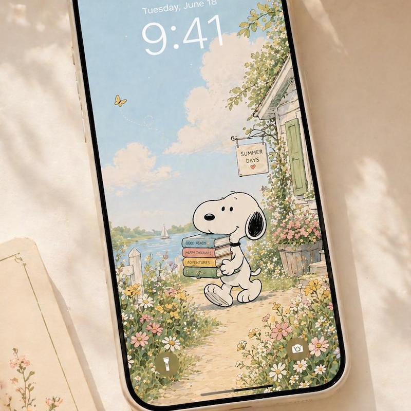 Aesthetic Snoopy Wallpaper - Etsy
