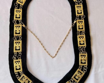 スコティッシュライト32階級フリーメーソンペンダント：ゴールド