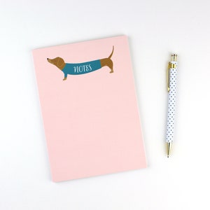 Dachshund Notepad | Notes | Checklist | To Do List | Grocery List | Dog Lover | Dog Notepad | Dachshund Gift | Doxie