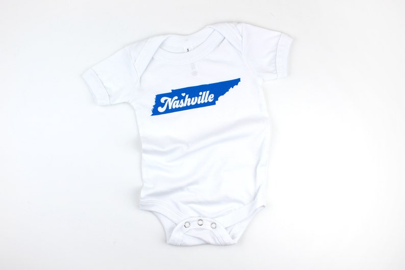 New Baby Gift Baby Shower Gift Nashville Baby Gift Retro Nashville Bodysuit Baby Clothing