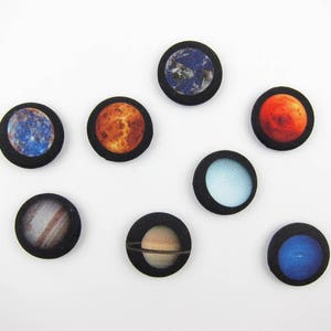 Solar System Magnets Space Magnets Outer Space Office Magnets ...