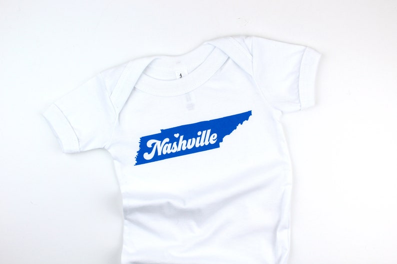 New Baby Gift Baby Shower Gift Nashville Baby Gift Retro Nashville Bodysuit Baby Clothing
