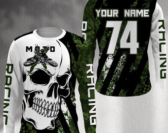 2011年製MSR メタルマリーシャ モトクロスジャージ メンズL-XL スカル