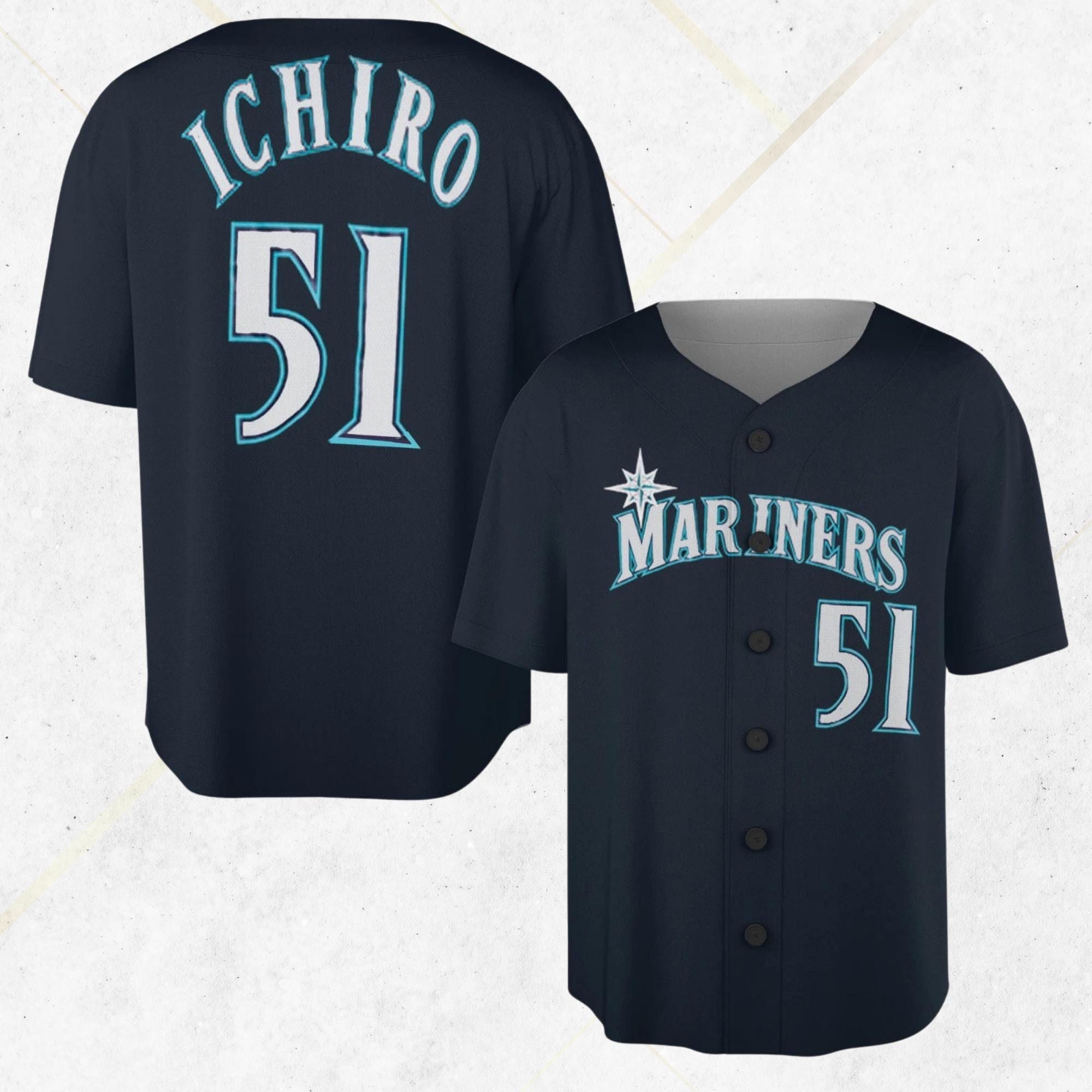 00s #51 ICHIRO SEATTLE MARINERS イチロー シアトルマリナーズ