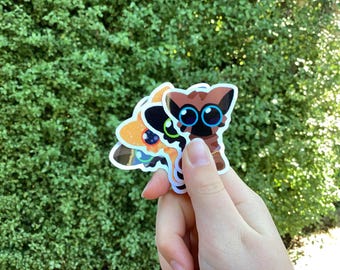Unique Cat Stickers: 8 Designs