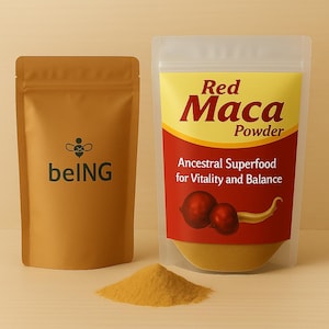 Red Maca Powder Gelatinized | Traditional Peruvian Superfood | Vegan & Non-GMO