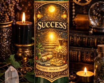 Success Ritual Candle – Achievement, Progress & Prosperity