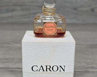 Vintage Bellodgia Caron Paris Extrait Perfume 1/2 oz 15ml Splash France With Box