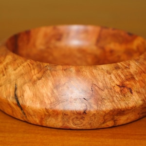 Handmade Cherry Wood Burl Wood Bowl