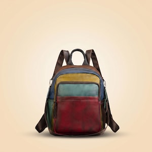 bobby black backpack leather BOBBY BLACK MEN'S: MULTI COMPARTMENT BACKPACK