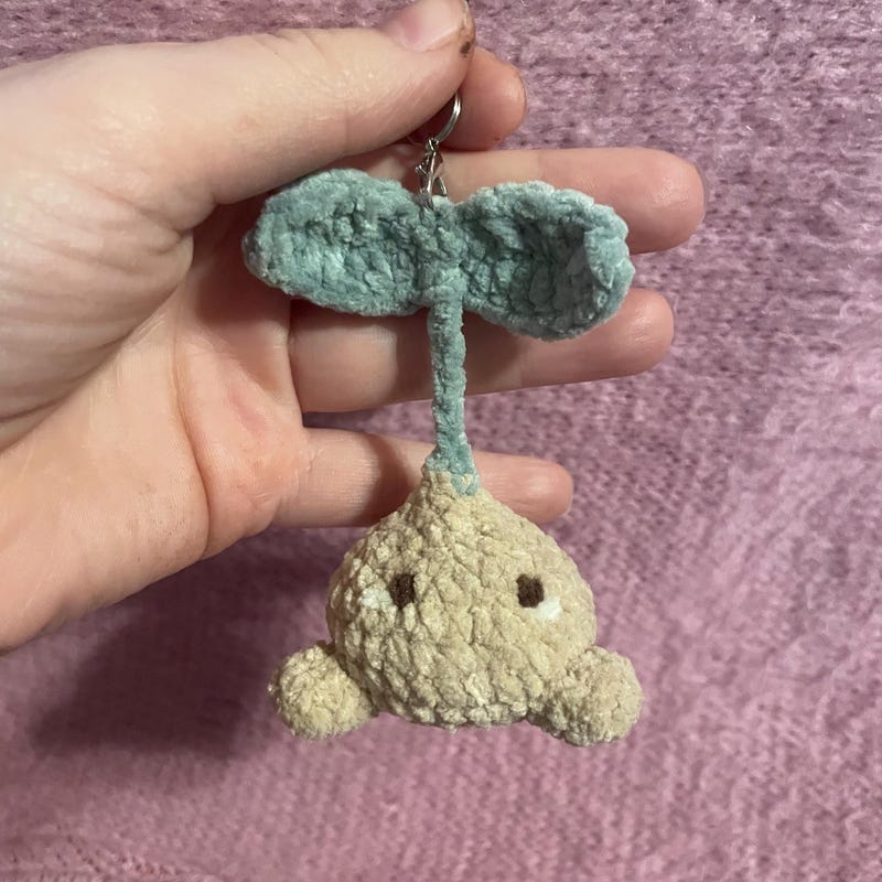 Sprout Keychain - Etsy