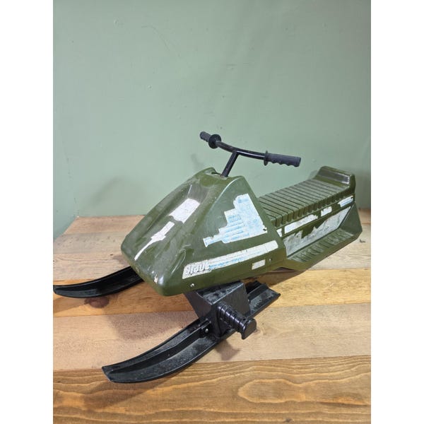 Vintage 1980s Coleco G.I. JOE Child Sized Snowmobile Sled Ultra Rare Scarce!!!