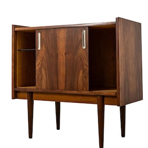 Mini-bar vintage | Cave à liqueur des années 1960 | Meuble de bar Mid-Century | Pologne, années 60