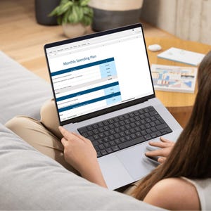 Editable Budget Planner | Monthly Budget Spreadsheet | Family & Personal Finance Tool