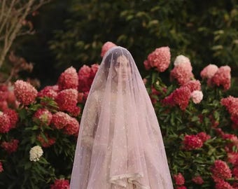 Custom bridalDupatta with Gold Embroidery, Luxury Indian Pakistani Wedding Net Veil