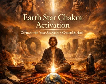 Activación de la energía del chakra de la estrella de la Tierra para una profunda conexión a tierra y sanación ancestral