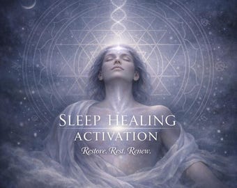 Activación para la sanación del sueño: calma la energía inquieta, restaura el descanso profundo y la renovación nocturna.