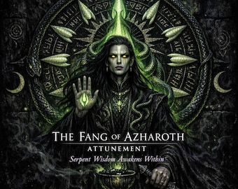The Fang of Azharoth Attunement + Charged Digital Artwork