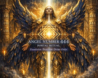Ritual del portal del número angelical 444: Protección angelical y fundamento energético.