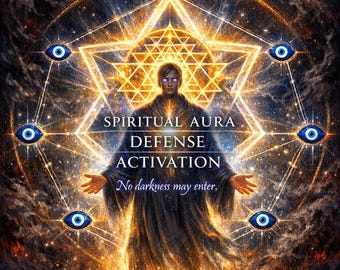 Spiritual Aura Defense Activation, Protection Against Dark Energy, Evil Eye & Energy Drain