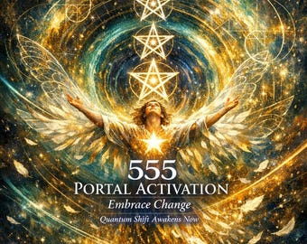 Activación del portal del número angelical 555: Abraza el cambio y la transformación cuántica.