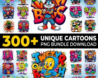 300+ Cartoons Bundle Png, Cartoon characters, Cartoon Clipart, Cartoon png, Cartoon SVG, Cartoons Bundle, Retro Svg, Silhouette, Cut Files