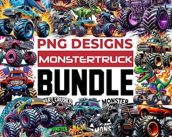 Monster Truck png Bundle , Extreme Offroad Vehicle Clipart, Monster Truck Clipart, Truck png, Offroad Truck, Shirt PNG, Truck Sublimation