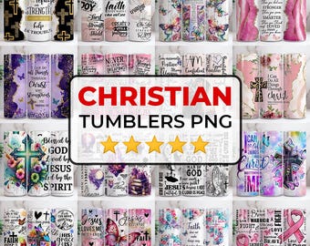 Christian Tumbler Wrap, Faith Sublimation, God Is our Refuge & Strength 20oz Skinny Tumbler Png, Faith Sublimation, Religious Inspirational