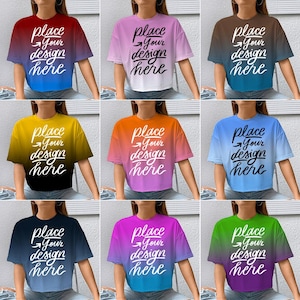 Tshirt Mockup Bundle, Front T Shirt, (IMAGES ONLY) Print on Demand Oversized, Tshirt Model Mockup, Real Model Mock, Modern Mockups, Womens