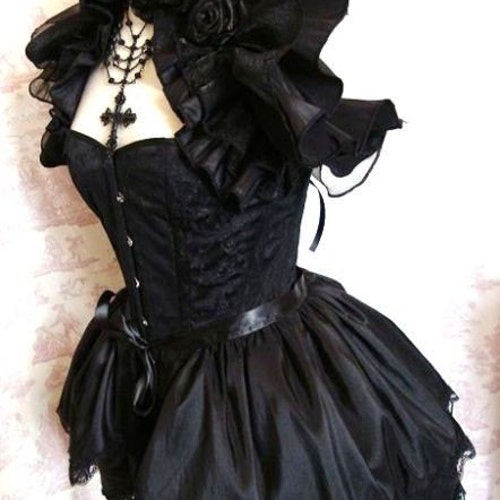 Plus Size ANGELIQUE Taffetta BURLESQUE Bustle Skirt Steampunk - Etsy