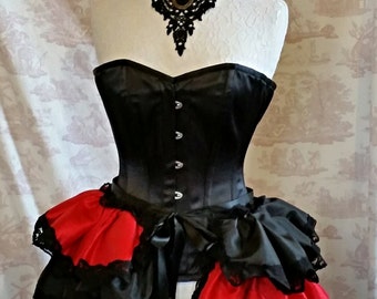 Plus Size HARLEY  Cosplay Taffeta Bustle  By Gothic Burlesque