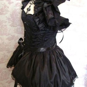 Plus Size ANGELIQUE Taffetta BURLESQUE Bustle Skirt Steampunk Goth - Etsy