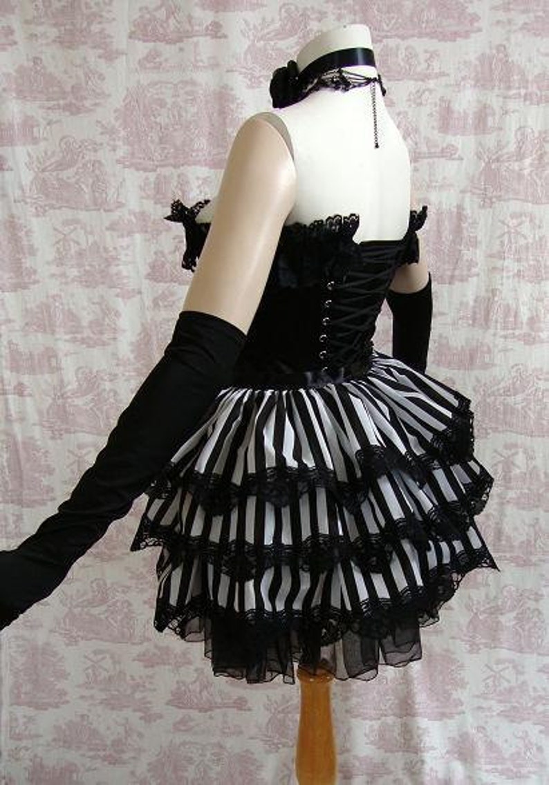 PLUS SIZE Pirate Romance HALLOWEEN Burlesque Bustle Skirt Steampunk goth By Gothic Burlesque image 4