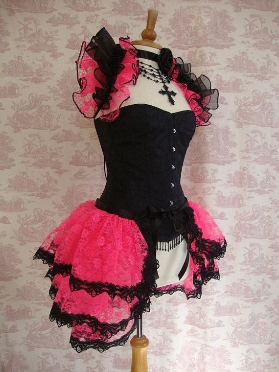 Pink Enchantment BURLESQUE Bustle Skirt 