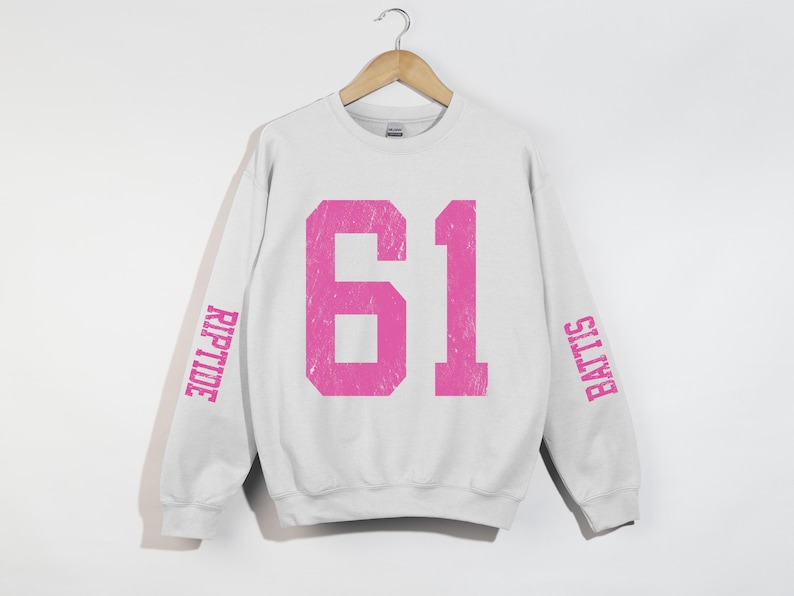 Custom number sweatshirt, baseball mom, football mama sweater, sports number, personalized game day, custom name, football high school team Pink