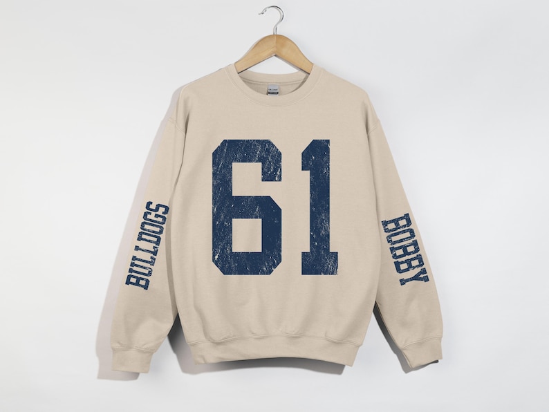Custom number sweatshirt, baseball mom, football mama sweater, sports number, personalized game day, custom name, football high school team Sand