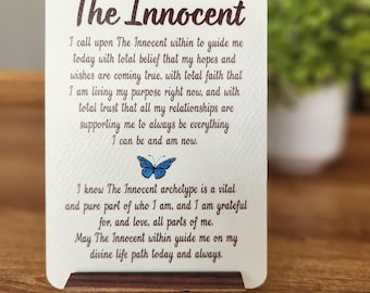 The Innocent Prayer | The Archetype Prayer Collection | Card +Wood Stand • First Run #01