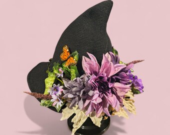 Cappello da strega viola: stile Fairycore Renfest