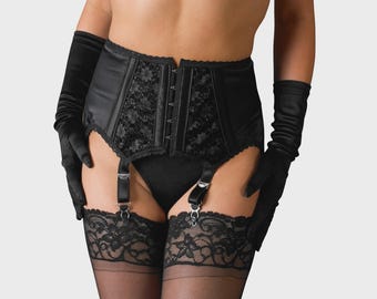 Perizoma Con Gonna In Pizzo Rosa Victorias Secret Vintage Anni '90 Con Giarrettiere - Italia