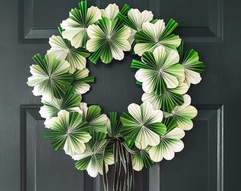 Accordion St. Patrick's Day Wreath, PDF Printable